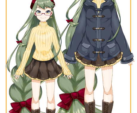 Live2d用のパーツ分けイラストを作成いたします キャラデザインから承ります お気軽にご相談ください キャラクター作成 ココナラ