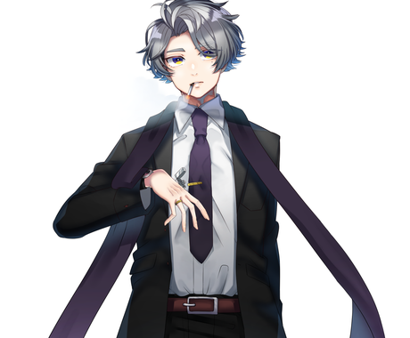 バストアップlive2dイラスト モデリングします 配信者向け ゲーム実況者向け Facerig対応 キャラクターモデリング ココナラ