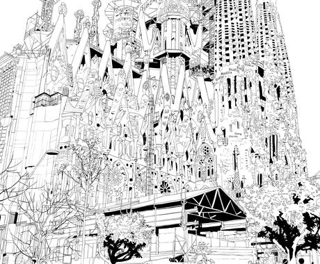 写真をトレースして線画を作成します 思い出の風景を世界に1枚だけの線画に イラスト作成 ココナラ