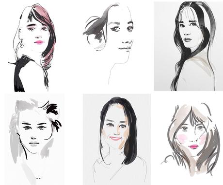 筆タッチのシンプルな似顔絵 アイコンを描きます スタイリッシュなセンスある おしゃれイラストタッチで 似顔絵作成 ココナラ