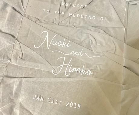 アクリル板でお洒落なウェルカムボード作ります Bmw認定デザイナーがガーデンウェディングの様な 結婚式 記念日デザイン ココナラ