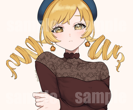 印象的で可愛い女の子のアイコン イラスト描きます 用途に合わせて高画質イラストを制作いたします アイコン作成 ココナラ