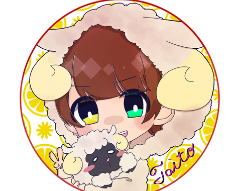 ツイッターや ラインのアイコンに使えます 自分のイメージキャラクターをアイコンにしてみませんか アイコン作成 ココナラ