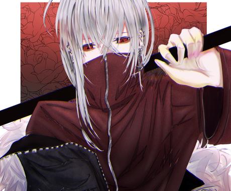 個性的なtwitter用アイコン描きます ピアス 病み系のtwitterアイコンが欲しい方 アイコン作成 ココナラ