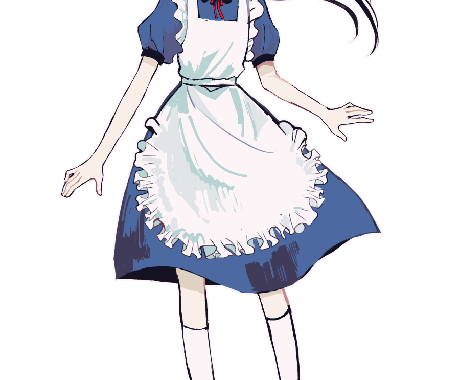 かわいい透過GIFアニメ作成いたします 瞬き、ふわふわ、にっこり…など、 イメージ1