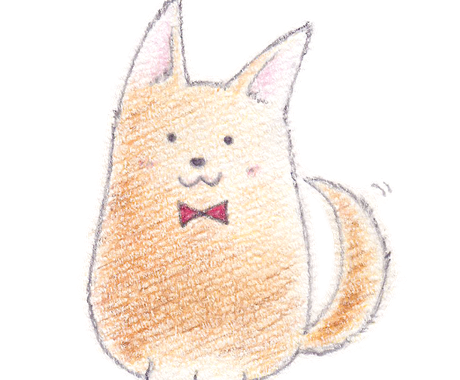 色鉛筆で手描きの動物イラストを描きます アイコンなどにおすすめです 500 500pixel ペットイラスト作成 ココナラ