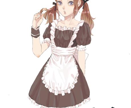 おしゃれでかわいい厚塗りイラスト描きます 雑誌 Hpの挿絵からキャラの立ち絵まで イラスト作成 ココナラ