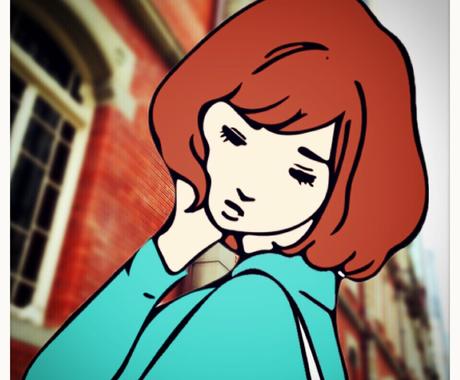 女子力高めなtwitter Line似顔絵アイコン作成 アイコン作成 ココナラ
