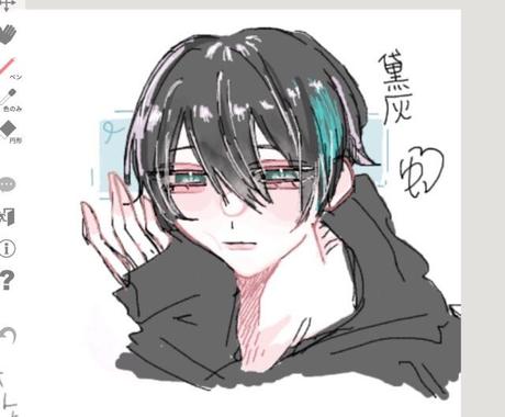 デジタル線画彩色します 線画描けたけど色を塗る気力がない 塗る時間がない という方 その他 イラスト 漫画 ココナラ