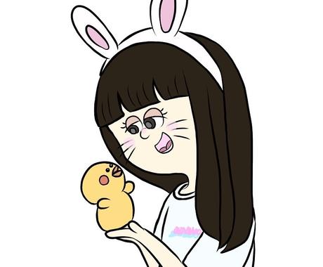 ゆるふわアイコン作成します Lineのトプ画やインスタのアイコンなどにお使いください アイコン作成 ココナラ