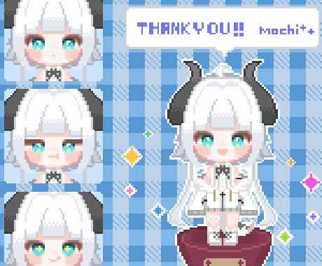 表情の変化が可愛い！ドット絵ミニキャラ作ります VTuber活動／オリジナルキャラクター／プレゼントにも！ イメージ2