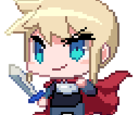 64 64の人物 モンスターのドット絵を描きます 貴方の望むキャラクターを現役イラストレーターが丁寧に描きます イラスト作成 ココナラ