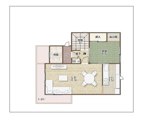 現役ｉｃが映える 間取り図 作成します Cad線画からイラスト風まで 広告やマイソク図 ｓｎｓに 建築 インテリア 図面デザイン ココナラ