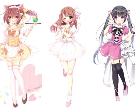 萌え系美少女の立ち絵イラストを描きます 歌い手さんやゲームの立ち絵 Vtuberの絵などにどうぞ イラスト作成 ココナラ