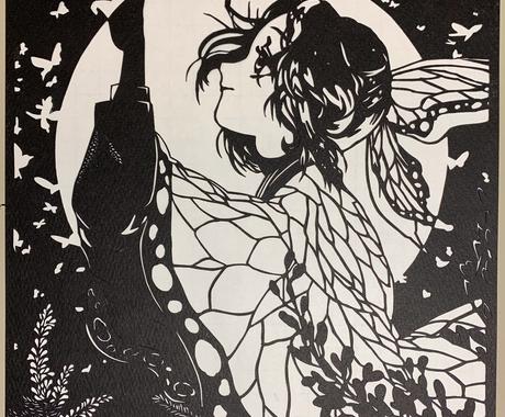 スタイリッシュな切り絵を作ります キャラクター 景色 写実まで対応 リモート会議の背景にも その他 イラスト 漫画 ココナラ