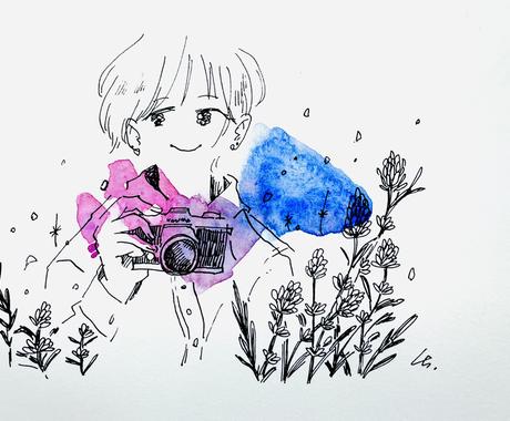 可愛らしいタッチでイメージ絵を描きます 手描きのイラストと水彩の繊細さで表現されてみたい人 似顔絵作成 ココナラ