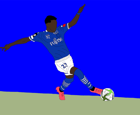 スポーツ選手の写真をイラストにします スポーツ選手などをイラストにします アイコンや背景画面 その他 イラスト 漫画 ココナラ