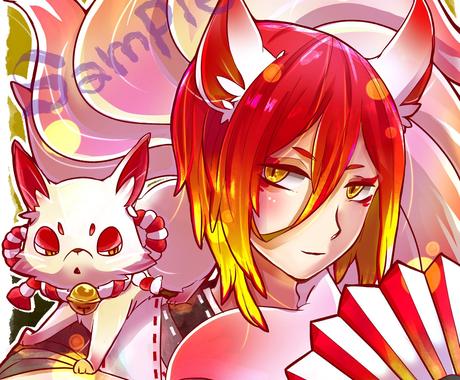 アイコンイラスト描かせていただきます 丸背景も可 オリキャラ 擬人化 デフォルメ幅広く対応 アイコン作成 ココナラ