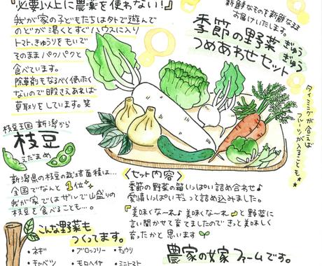 かわいい手描きイラストでチラシ ポップ作成承ります あたたかみを感じるオンリーワンをご提供します チラシ作成 フライヤーデザイン ココナラ