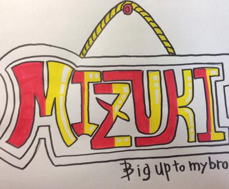 あなたの名前をかっこよく描きます イラスト作成 ココナラ