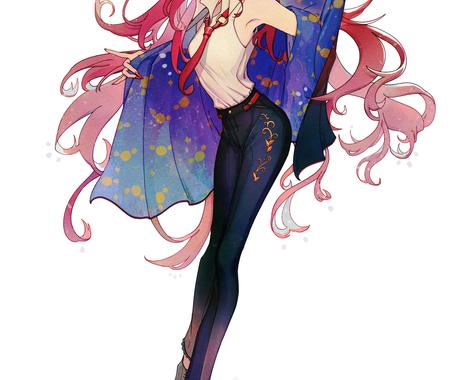 爽やかでキラキラしたイラストお描きします 絵幅披広め 全身絵や1枚絵お描きいたします イラスト作成 ココナラ