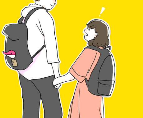 カップルイラスト描きます カップルイラストやsnsのアイコンなどにいかがですか 似顔絵作成 ココナラ