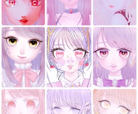 可愛いイラスト描きます 可愛くておめめパッチリの女の子が得意です アイコン作成 ココナラ