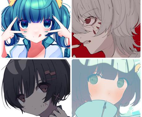 ラフから完成まで約2週間でお渡し致します 彩度が高い絵柄から暗い絵柄 かっこいい絵から萌絵までかけます アイコン作成 ココナラ
