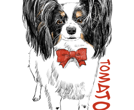 動物のご家族の似顔絵ポストカード制作します デジタルで優しいタッチで描きます ペットイラスト作成 ココナラ