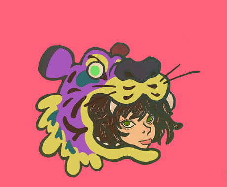 アイコンにも使いやすいポップなイラストかきます ビビットな色彩の女の子のイラストをかきます イラスト作成 ココナラ