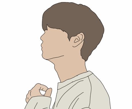 今流行ってる韓国風イラスト描きます オシャレなイラスト 韓国好きならこのイラスト アイコン作成 ココナラ