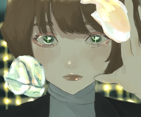 最安値アイコン 雰囲気のある子 中性的な子描きます イラスト描いて欲しいけど手順が分からん そんなあなたへ アイコン作成 ココナラ