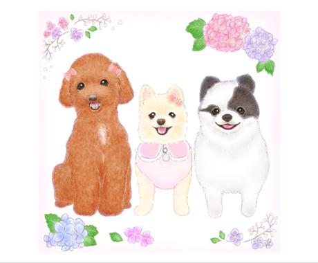 修正無制限 動物のほんわかイラストお描きします お好きな背景も無料でリクエスト可能です ペットイラスト作成 ココナラ