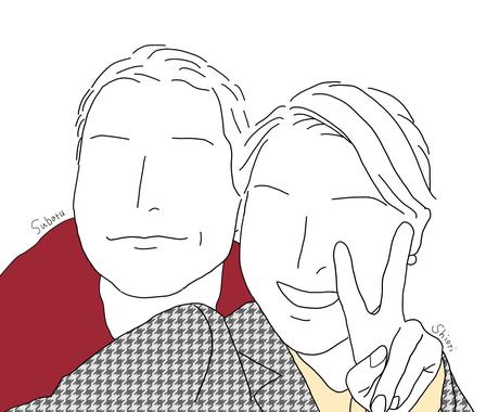 お洒落なカップルイラスト描きます Snsなどに使えるカップル お友達 イラストを作成 イラスト作成 ココナラ お洒落なカップルイラスト描きます Snsなどに使えるカップル お友達 イラストを作成 イラスト作成 ココナラ