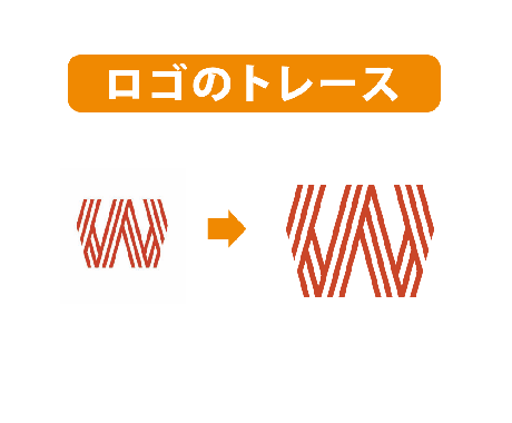 ロゴ、イラストをトレースします 丁寧に雰囲気を大切にトレースします イメージ2