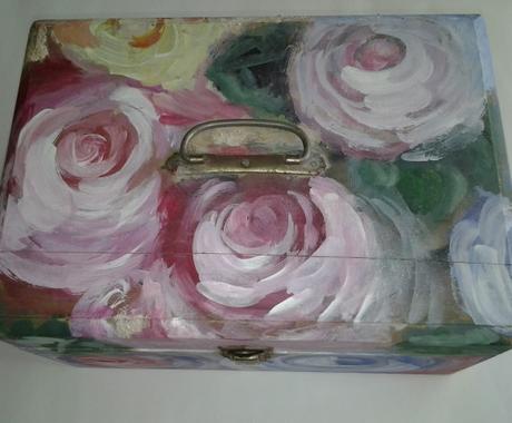 5分で色んな物に薔薇の絵を描く方法をお伝えします 簡単に油絵風の薔薇の絵を描き楽しんで頂けます ロゴデザイン ココナラ