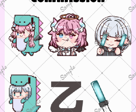 配信などで使える！アニメーションスタンプ製作します 配信で使えるアニメーションスタンプを作成いたします イメージ2
