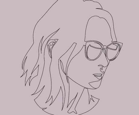 即日納品 1本の線で線画イラストに起こします 家族や友人に他とは違ったイラストをプレゼントしてみては アイコン作成 ココナラ