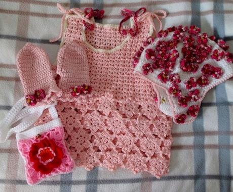 かぎ針編みを主とした編み物代行いたします ベビー服やファッション小物を編むのが得意です オリジナルグッズ販売 ココナラ