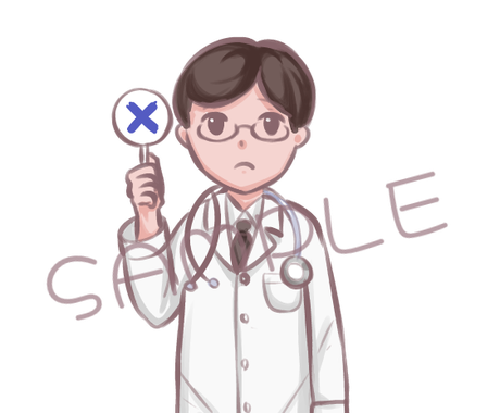 柔らかいタッチでカットイラスト 承ります チラシ パンフレット Web広告等でお使いください イラスト作成 ココナラ