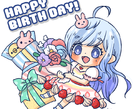 VライバーさんのFA描きます ちびキャラの可愛いFA描きます! イメージ1