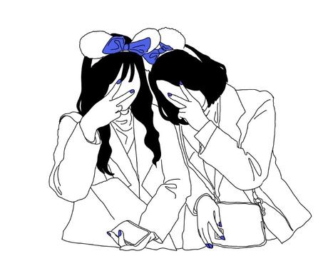 シンプルな韓国風アイコンを提供いたします Sns Line等のアイコンに使える線画イラストの作成 アイコン作成 ココナラ