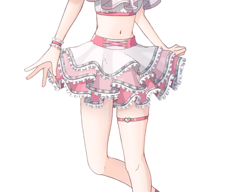 一目惚れされるvtuberのイラスト描きます キャラ 衣装デザインから複数差分も全てok 可愛いを作ります キャラクター作成 ココナラ
