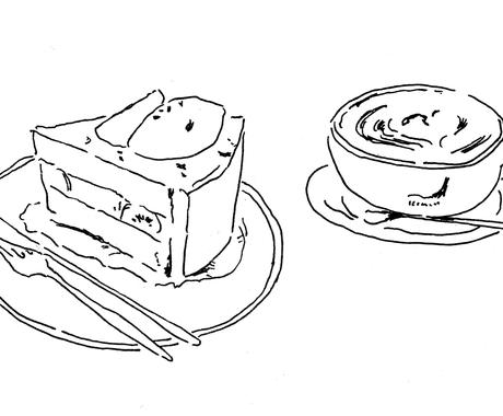 ゆるカフェ風 手描きイラスト描きます アイコン 挿絵 メニューにいかがでしょうか アイコン作成 ココナラ