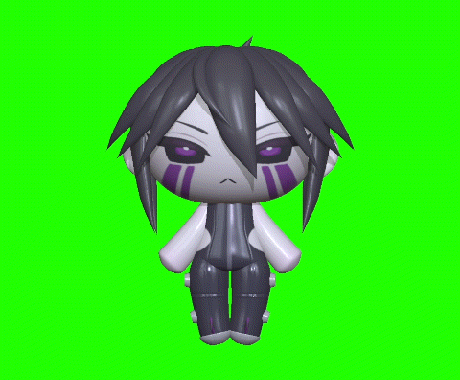 キャラ立ち絵＋3D回転キャラ動画を制作します 投稿や紹介に使えるキャラ素材制作 イメージ2