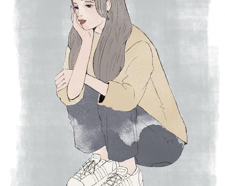 Snsのアイコンスマホの壁紙描きます ナチュラルでお洒落なイラストを描きます アイコン作成 ココナラ