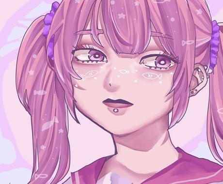 アイコン作成承ります 可愛い女の子 かっこいい男の子 動物 なんでも描きます アイコン作成 ココナラ