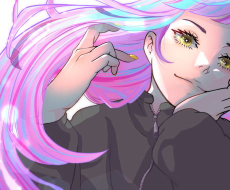 ご希望のイラストお描きします 目力強め女子のイラストお任せください イラスト作成 ココナラ