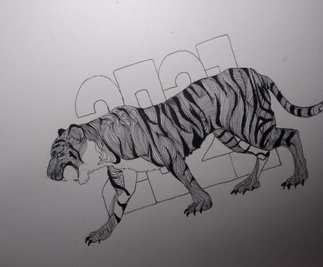 かっこいい動物を描きます アナログ線画で一点物の商品を提供します イラスト作成 ココナラ かっこいい動物を描きます アナログ線画で一点物の商品を提供します イラスト作成 ココナラ