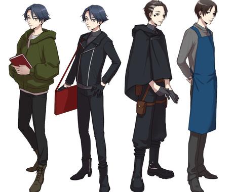 キャラ立ち絵作成承ります あなたのオリジナルキャラの立ち絵を描きます キャラクター作成 ココナラ